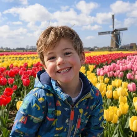 Tulip Fields theme example