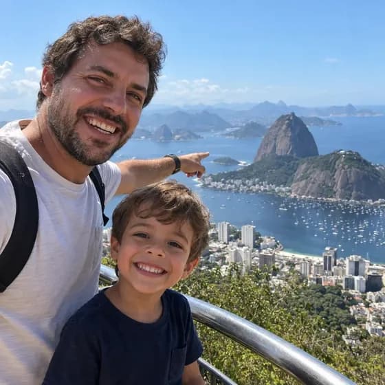 Example: with dad